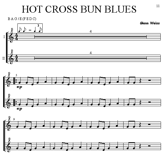 Hot Cross Bun Blues